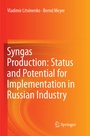 Cover: Syngas Production: Status and Potential for Implementation in Russian Industry - Springer