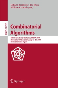 Enlarge image Cover: Combinatorial Algorithms - Springer