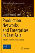 Cover: Production Networks and Enterprises in East Asia - Springer