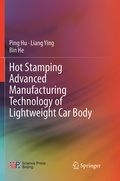 Cover: Hot Stamping Advanced Manufacturing Technology of Lightweight Car Body - Springer