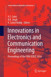 Enlarge image Cover: Innovations in Electronics and Communication Engineering - Springer