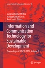 Cover: Information and Communication Technology for Sustainable Development - Springer