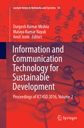 Cover: Information and Communication Technology for Sustainable Development - Springer