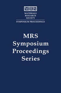 Enlarge image Cover: Impurity Diffusion and Gettering in Silicon: Volume 36 - Materials Research Society