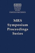 Cover: Plasma Synthesis and Etching of Electronic Materials: Volume 38 - Materials Research Society