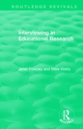 Cover: Interviewing in Educational Research - Routledge