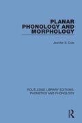 Cover: Planar Phonology and Morphology - Routledge
