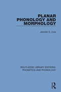 Cover: Planar Phonology and Morphology - Routledge