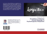 Abbildung von: Acquisition of Hebrew/ second language- A Psycholinguistic Perspective - LAP Lambert Academic Publishing
