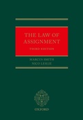 Cover: The Law of Assignment - OUP eBook
