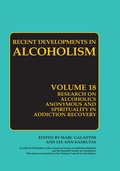 Cover: Research on Alcoholics Anonymous and Spirituality in Addiction Recovery - Springer