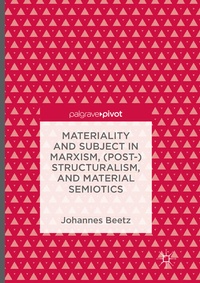 Enlarge image Cover: Materiality and Subject in Marxism, (Post-)Structuralism, and Material Semiotics - Palgrave Macmillan