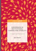 Cover: Subversion in Institutional Change and Stability - Palgrave Macmillan
