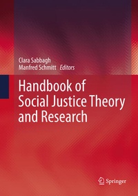 Bild: Handbook of Social Justice Theory and Research - Springer