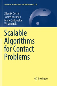 Enlarge image Cover: Scalable Algorithms for Contact Problems - Springer