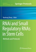 Cover: RNAi and Small Regulatory RNAs in Stem Cells - Humana Press Inc.