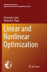 Enlarge image Cover: Linear and Nonlinear Optimization - Springer