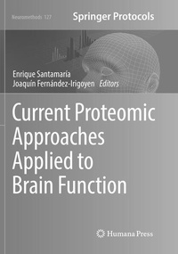 Abbildung von: Current Proteomic Approaches Applied to Brain Function - Humana Press Inc.