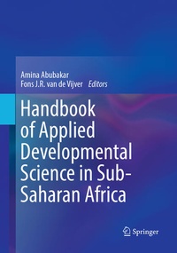 Enlarge image Cover: Handbook of Applied Developmental Science in Sub-Saharan Africa - Springer