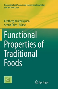 Enlarge image Cover: Functional Properties of Traditional Foods - Springer