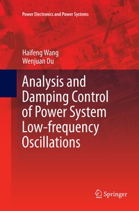 Enlarge image Cover: Analysis and Damping Control of Power System Low-frequency Oscillations - Springer
