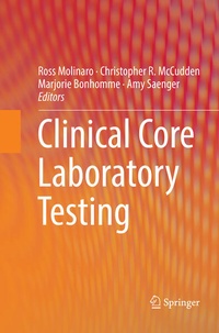 Enlarge image Cover: Clinical Core Laboratory Testing - Springer