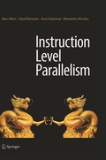 Cover: Instruction Level Parallelism - Springer