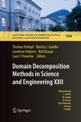 Cover: Domain Decomposition Methods in Science and Engineering XXII - Springer