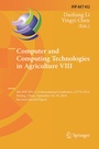 Cover: Computer and Computing Technologies in Agriculture VIII - Springer
