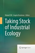 Cover: Taking Stock of Industrial Ecology - Springer