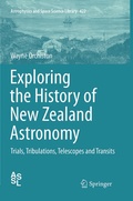 Cover: Exploring the History of New Zealand Astronomy - Springer