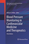 Cover: Blood Pressure Monitoring in Cardiovascular Medicine and Therapeutics - Humana