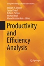 Cover: Productivity and Efficiency Analysis - Springer