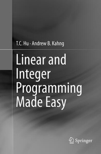 Enlarge image Cover: Linear and Integer Programming Made Easy - Springer