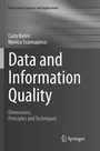 Cover: Data and Information Quality - Springer