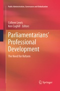 Cover: Parliamentarians' Professional Development - Springer