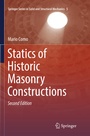 Cover: Statics of Historic Masonry Constructions - Springer