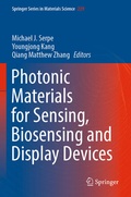 Cover: Photonic Materials for Sensing, Biosensing and Display Devices - Springer