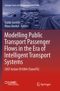 Cover: Modelling Public Transport Passenger Flows in the Era of Intelligent Transport Systems - Springer