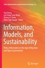 Cover: Information, Models, and Sustainability - Springer