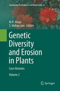 Cover: Genetic Diversity and Erosion in Plants - Springer