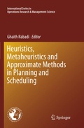 Cover: Heuristics, Metaheuristics and Approximate Methods in Planning and Scheduling - Springer
