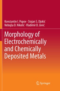 Abbildung von: Morphology of Electrochemically and Chemically Deposited Metals - Springer