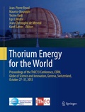 Cover: Thorium Energy for the World - Springer