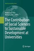 Cover: The Contribution of Social Sciences to Sustainable Development at Universities - Springer