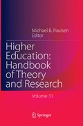 Cover: Higher Education: Handbook of Theory and Research - Springer