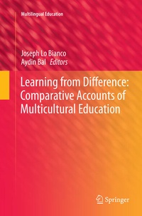 Enlarge image Cover: Learning from Difference: Comparative Accounts of Multicultural Education - Springer
