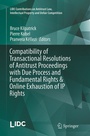 Cover: Compatibility of Transactional Resolutions of Antitrust Proceedings with Due Process and Fundamental Rights & Online Exhaustion of IP Rights - Springer