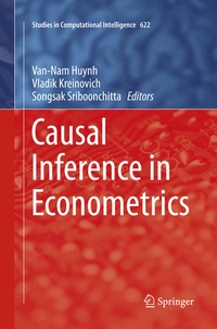 Enlarge image Cover: Causal Inference in Econometrics - Springer