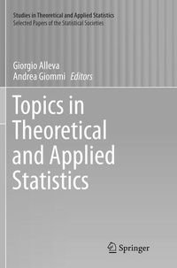 Enlarge image Cover: Topics in Theoretical and Applied Statistics - Springer